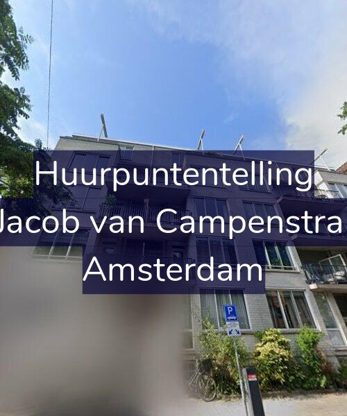 Foto gevel Huurpuntentelling voor Tweede Jacob van Campenstraat 153-A, Amsterdam