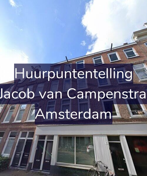 Foto gevel Huurpuntentelling voor Tweede Jacob van Campenstraat 118-1, Amsterdam