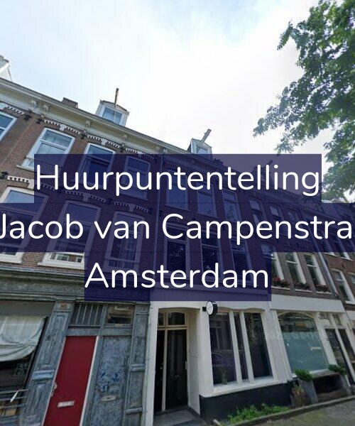 Foto gevel Huurpuntentelling voor Tweede Jacob van Campenstraat 138-1, Amsterdam
