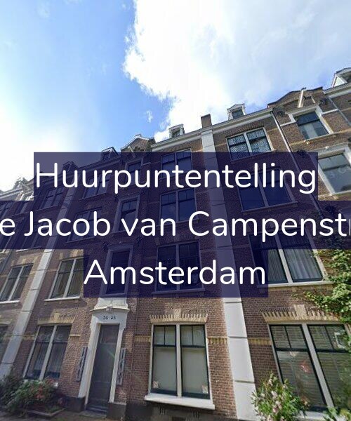 Foto gevel Huurpuntentelling voor Tweede Jacob van Campenstraat 44, Amsterdam