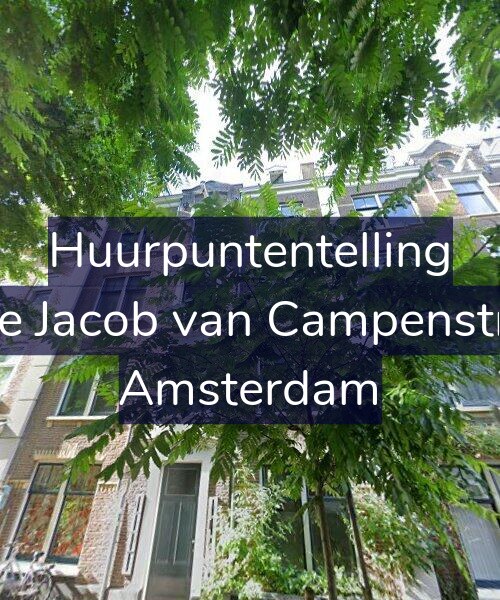 Foto gevel Huurpuntentelling voor Tweede Jacob van Campenstraat 80, Amsterdam