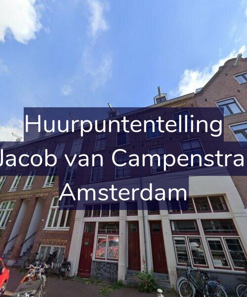 Foto gevel Huurpuntentelling voor Tweede Jacob van Campenstraat 123-B, Amsterdam