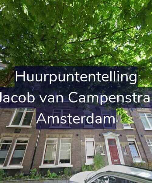 Foto gevel Huurpuntentelling voor Tweede Jacob van Campenstraat 93-HL, Amsterdam