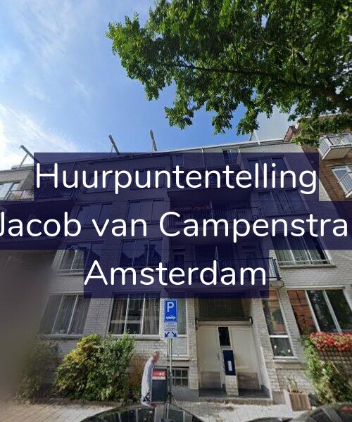 Foto gevel Huurpuntentelling voor Tweede Jacob van Campenstraat 155-B, Amsterdam