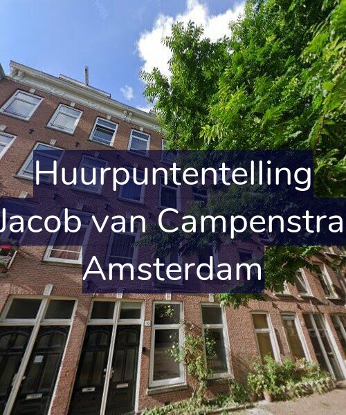 Foto gevel Huurpuntentelling voor Tweede Jacob van Campenstraat 110-3, Amsterdam