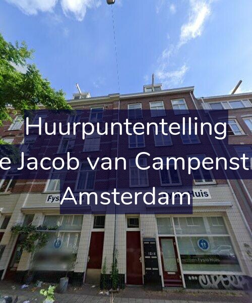 Foto gevel Huurpuntentelling voor Tweede Jacob van Campenstraat 15, Amsterdam