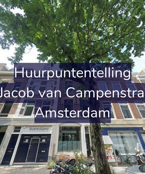 Foto gevel Huurpuntentelling voor Tweede Jacob van Campenstraat 143-1, Amsterdam