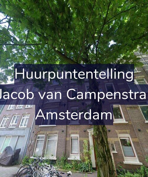 Foto gevel Huurpuntentelling voor Tweede Jacob van Campenstraat 95-HL, Amsterdam