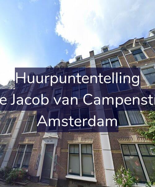Foto gevel Huurpuntentelling voor Tweede Jacob van Campenstraat 42, Amsterdam