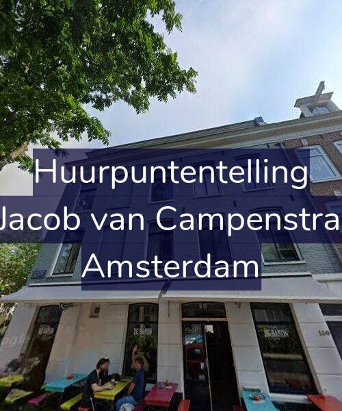 Foto gevel Huurpuntentelling voor Tweede Jacob van Campenstraat 150-3, Amsterdam