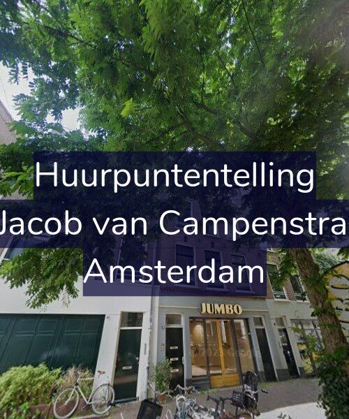Foto gevel Huurpuntentelling voor Tweede Jacob van Campenstraat 135-1, Amsterdam