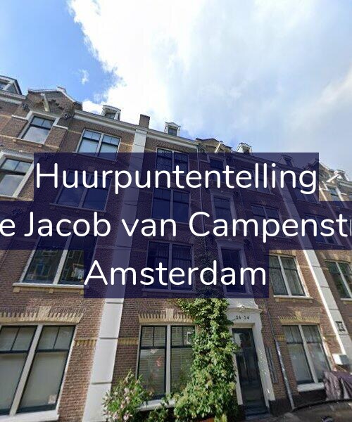 Foto gevel Huurpuntentelling voor Tweede Jacob van Campenstraat 34, Amsterdam