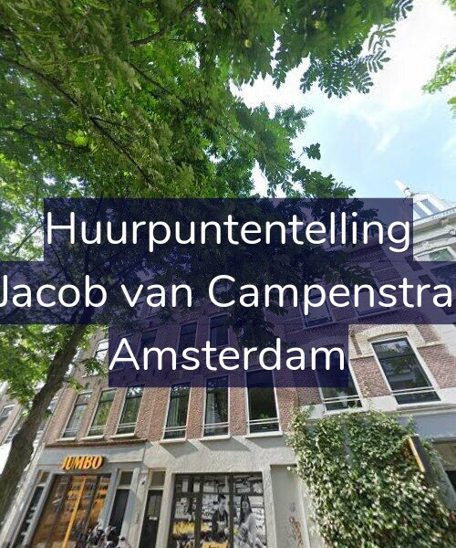 Foto gevel Huurpuntentelling voor Tweede Jacob van Campenstraat 137-3, Amsterdam
