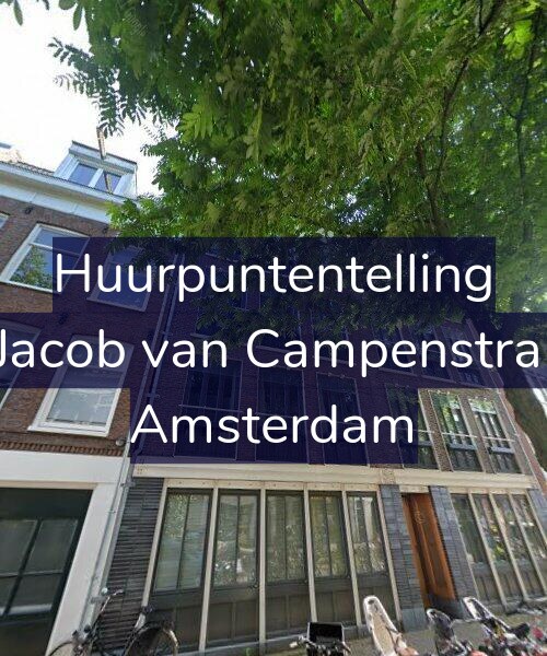 Foto gevel Huurpuntentelling voor Tweede Jacob van Campenstraat 132-A, Amsterdam