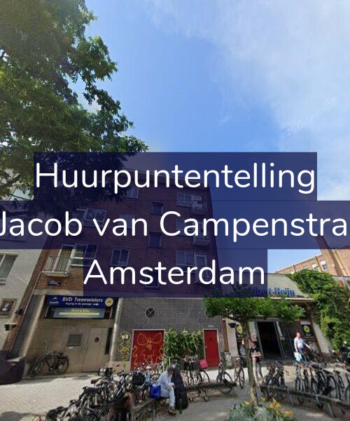 Foto gevel Huurpuntentelling voor Tweede Jacob van Campenstraat 163-2, Amsterdam