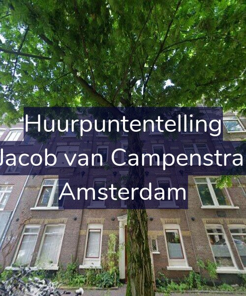 Foto gevel Huurpuntentelling voor Tweede Jacob van Campenstraat 87-2R, Amsterdam