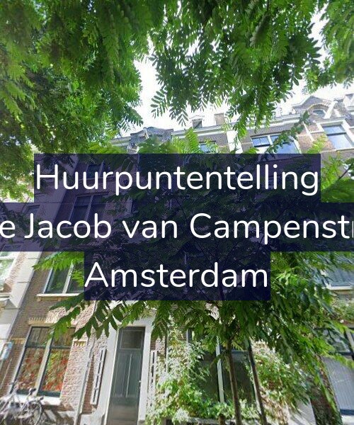 Foto gevel Huurpuntentelling voor Tweede Jacob van Campenstraat 82, Amsterdam