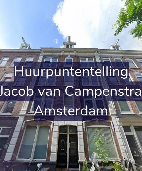 Foto gevel Huurpuntentelling voor Tweede Jacob van Campenstraat 96-2L, Amsterdam