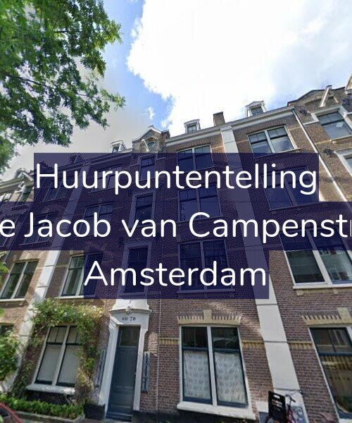 Foto gevel Huurpuntentelling voor Tweede Jacob van Campenstraat 62, Amsterdam