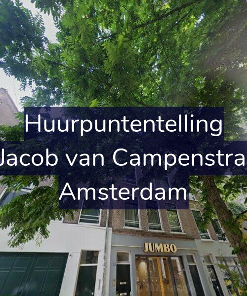 Foto gevel Huurpuntentelling voor Tweede Jacob van Campenstraat 135-2, Amsterdam