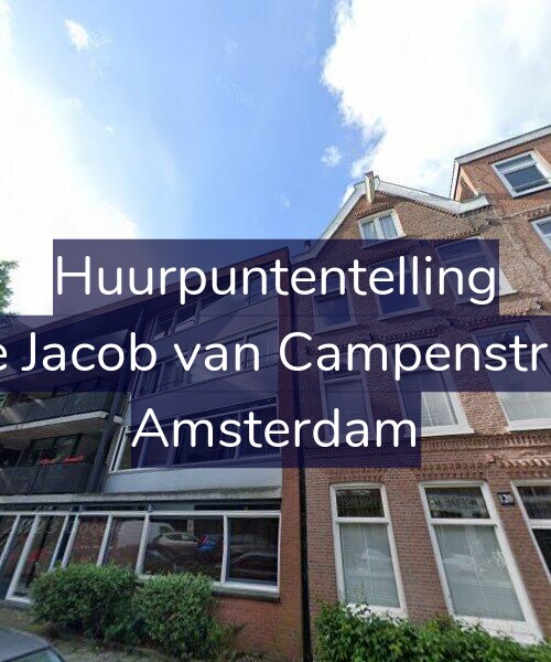 Foto gevel Huurpuntentelling voor Tweede Jacob van Campenstraat 122, Amsterdam