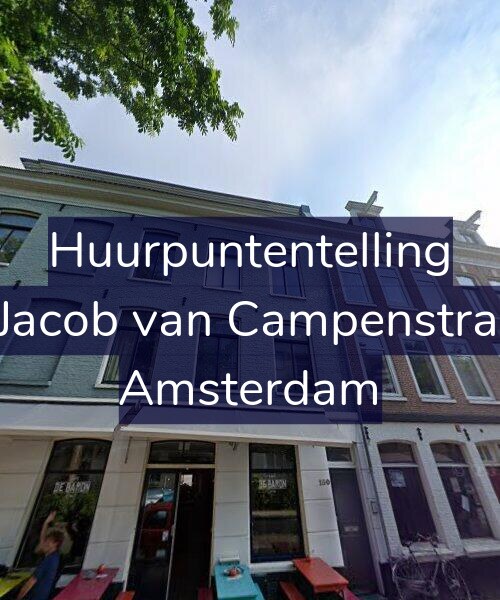 Foto gevel Huurpuntentelling voor Tweede Jacob van Campenstraat 150-2, Amsterdam