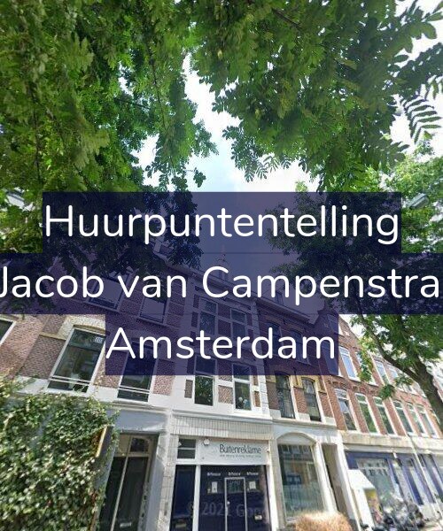 Foto gevel Huurpuntentelling voor Tweede Jacob van Campenstraat 141-2, Amsterdam