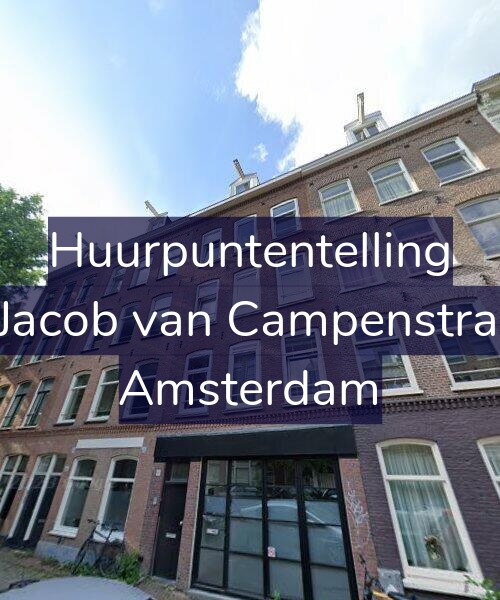 Foto gevel Huurpuntentelling voor Tweede Jacob van Campenstraat 100-2, Amsterdam