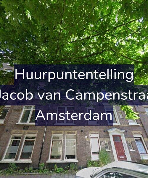 Foto gevel Huurpuntentelling voor Tweede Jacob van Campenstraat 93-HR, Amsterdam