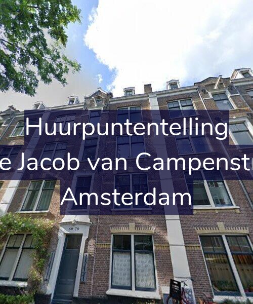 Foto gevel Huurpuntentelling voor Tweede Jacob van Campenstraat 70, Amsterdam