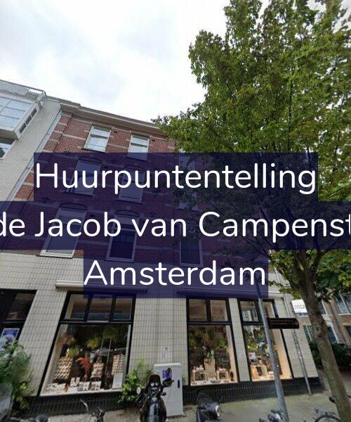 Foto gevel Huurpuntentelling voor Tweede Jacob van Campenstraat 5, Amsterdam