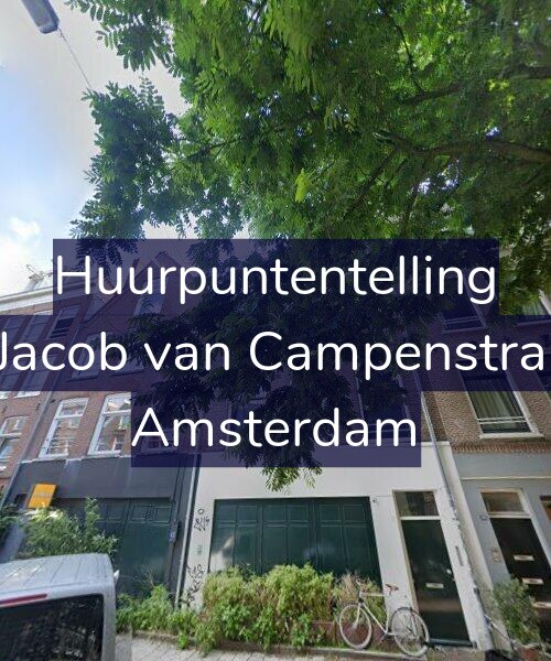 Foto gevel Huurpuntentelling voor Tweede Jacob van Campenstraat 133-B, Amsterdam