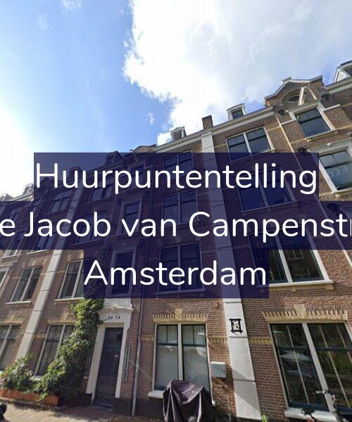 Foto gevel Huurpuntentelling voor Tweede Jacob van Campenstraat 26, Amsterdam