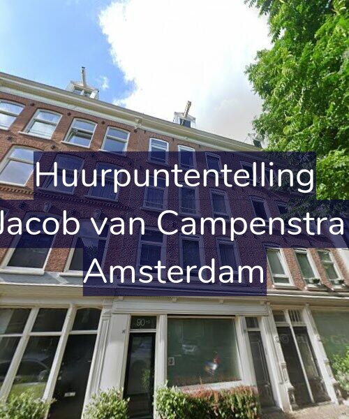Foto gevel Huurpuntentelling voor Tweede Jacob van Campenstraat 90-2V, Amsterdam