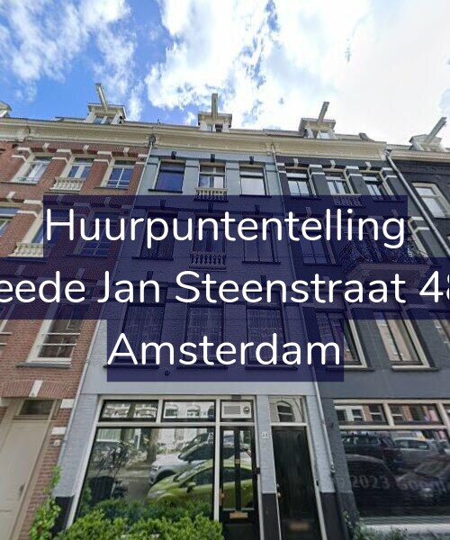 Foto gevel Huurpuntentelling voor Tweede Jan Steenstraat 48-H, Amsterdam