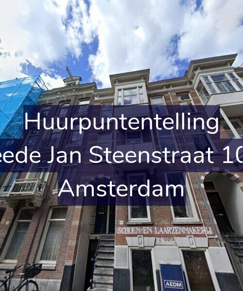 Foto gevel Huurpuntentelling voor Tweede Jan Steenstraat 107-1, Amsterdam