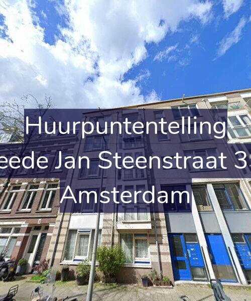 Foto gevel Huurpuntentelling voor Tweede Jan Steenstraat 39-A, Amsterdam