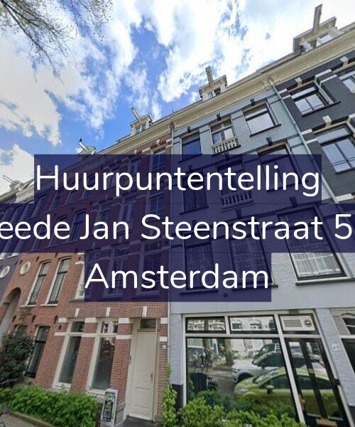 Foto gevel Huurpuntentelling voor Tweede Jan Steenstraat 50-1, Amsterdam