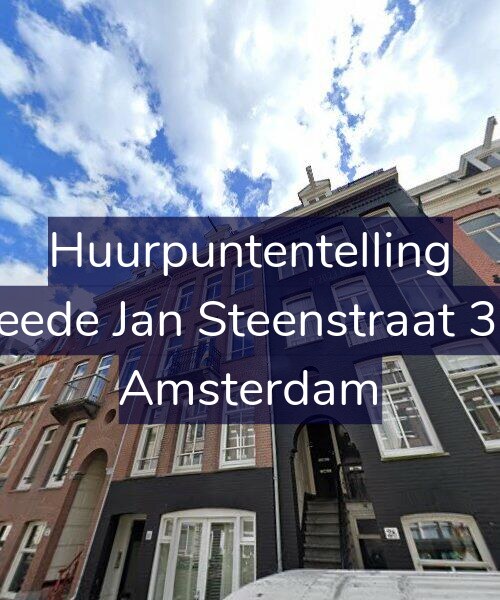 Foto gevel Huurpuntentelling voor Tweede Jan Steenstraat 30-3, Amsterdam