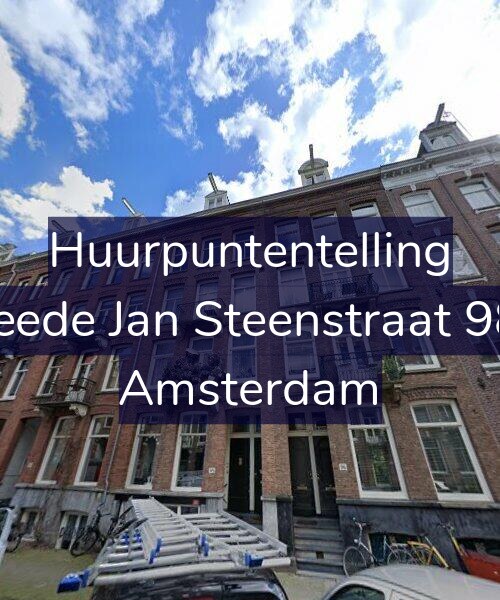 Foto gevel Huurpuntentelling voor Tweede Jan Steenstraat 98-H, Amsterdam