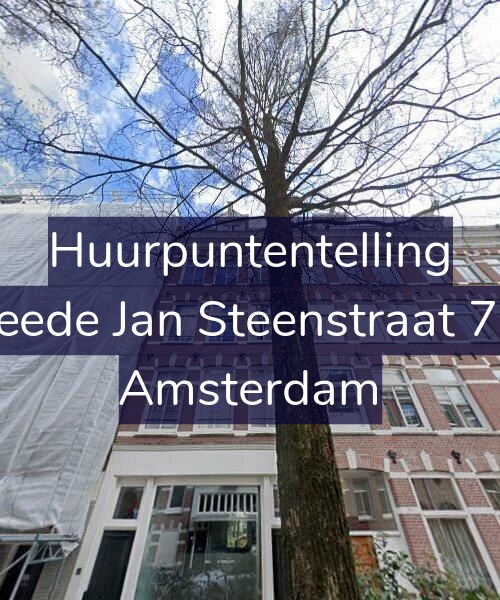 Foto gevel Huurpuntentelling voor Tweede Jan Steenstraat 78-2, Amsterdam