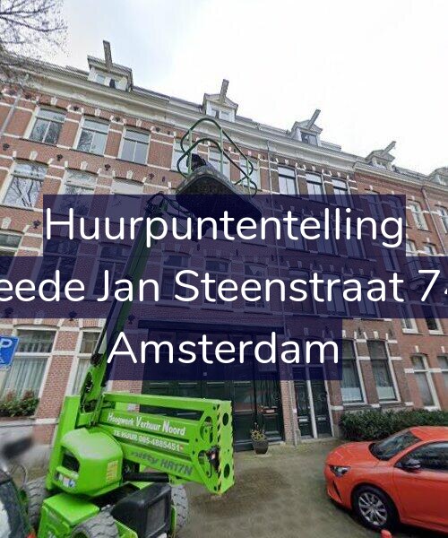 Foto gevel Huurpuntentelling voor Tweede Jan Steenstraat 74-H, Amsterdam