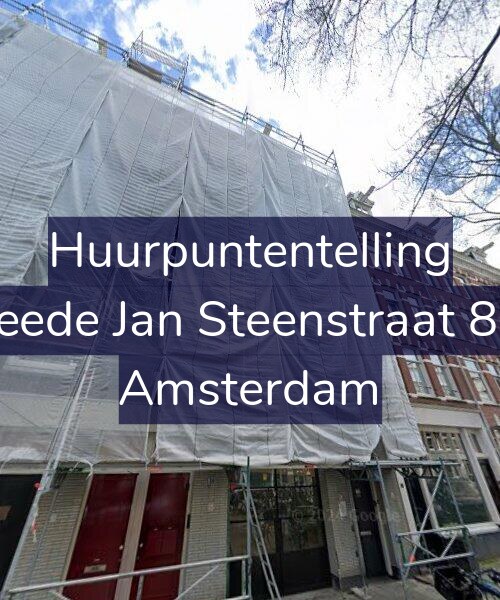 Foto gevel Huurpuntentelling voor Tweede Jan Steenstraat 80-1, Amsterdam