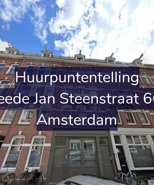 Foto gevel Huurpuntentelling voor Tweede Jan Steenstraat 66-D, Amsterdam