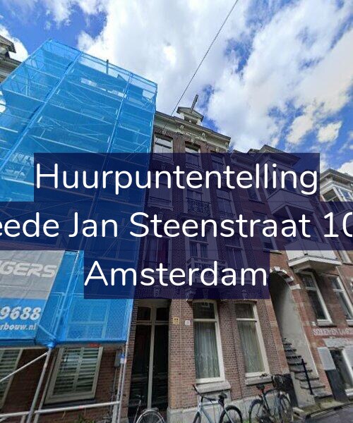 Foto gevel Huurpuntentelling voor Tweede Jan Steenstraat 105-2, Amsterdam