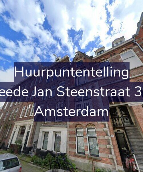 Foto gevel Huurpuntentelling voor Tweede Jan Steenstraat 38-1, Amsterdam