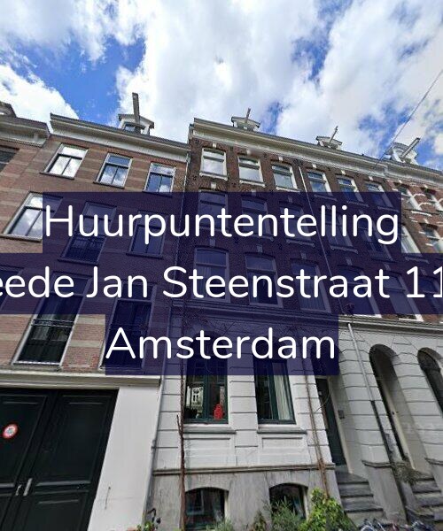 Foto gevel Huurpuntentelling voor Tweede Jan Steenstraat 113-1, Amsterdam
