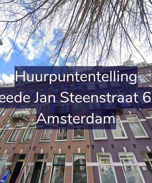 Foto gevel Huurpuntentelling voor Tweede Jan Steenstraat 60-3, Amsterdam