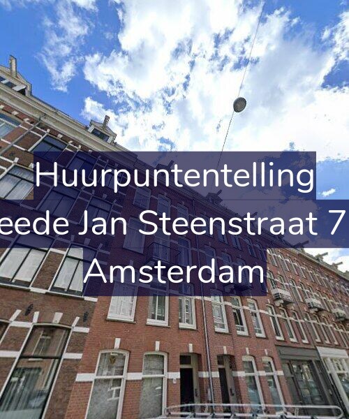 Foto gevel Huurpuntentelling voor Tweede Jan Steenstraat 70-3, Amsterdam