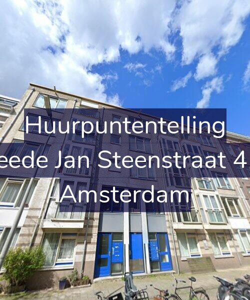 Foto gevel Huurpuntentelling voor Tweede Jan Steenstraat 41-A, Amsterdam
